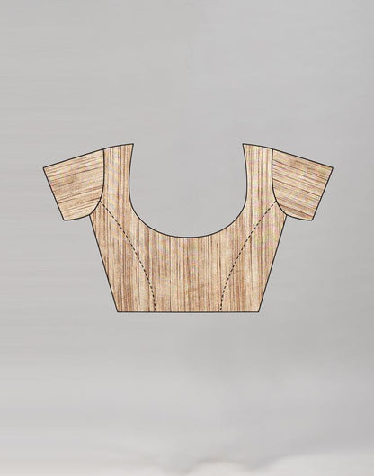 Pastel Brown Printed Saree | Sudathi