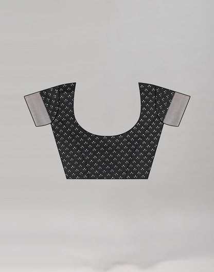 Black Printed Saree | Sudathi