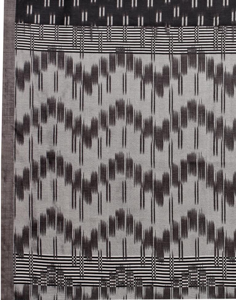 Classy Black Printed Saree | Sudathi