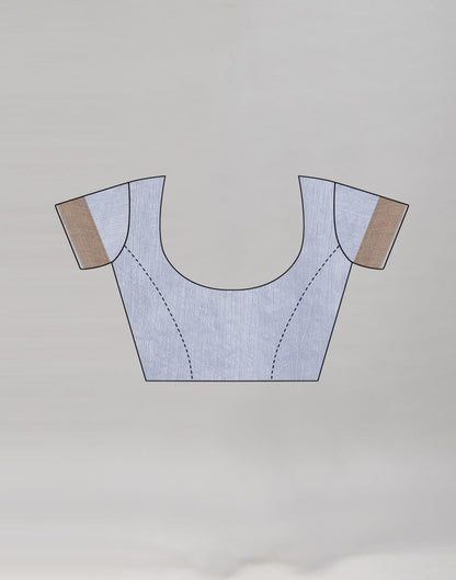 Grey Embroidered Cotton Saree | Sudathi