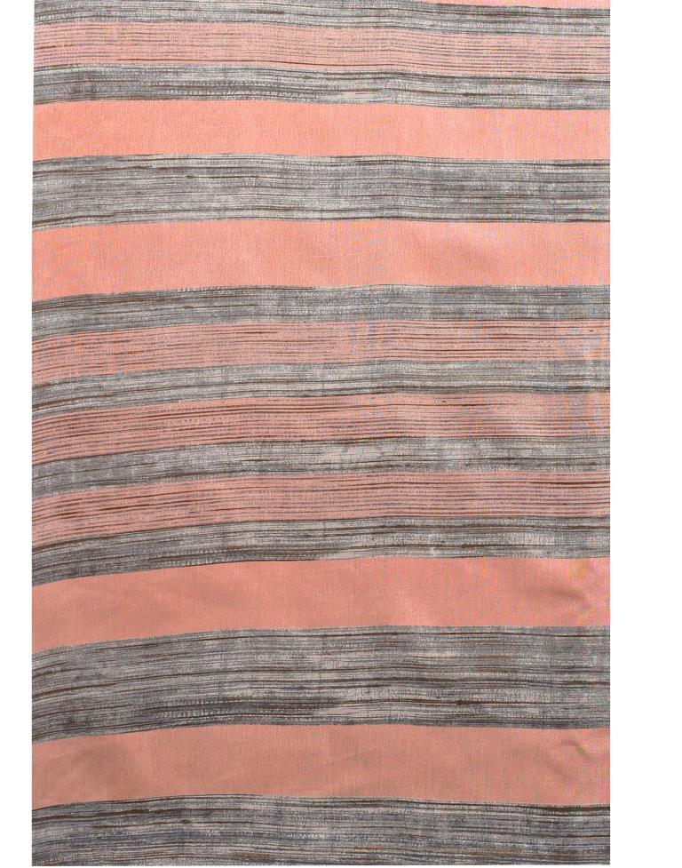 Salmon Pink Embroidered Silk Saree | Sudathi