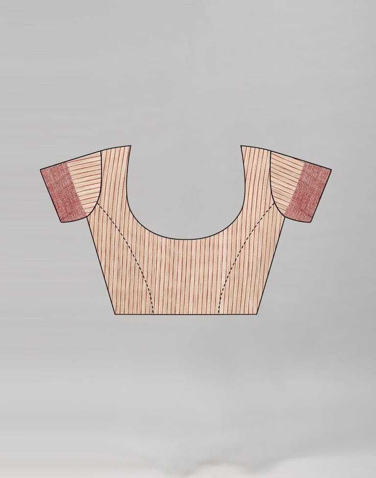 Brown Embroidered Silk Saree | Sudathi