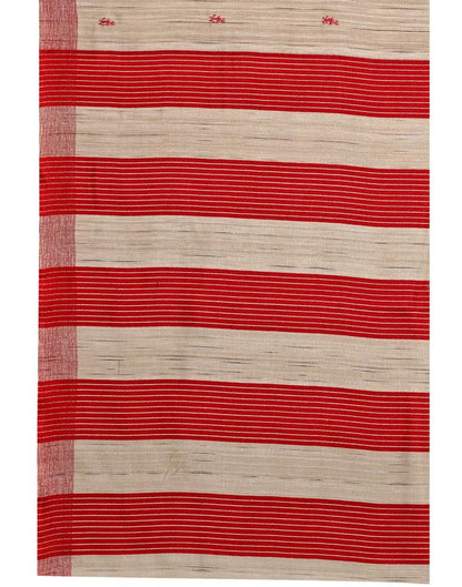 Enigmatic Brown Embroidered Silk Saree | Sudathi