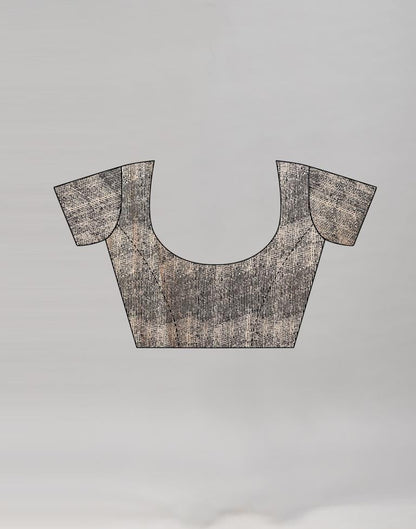 Cream Embroidered Silk Saree | Sudathi