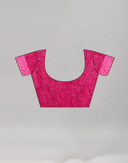 Standard Blue Printed Saree | Sudathi