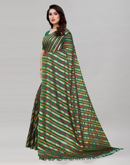 Green Kota Checks Saree | Sudathi