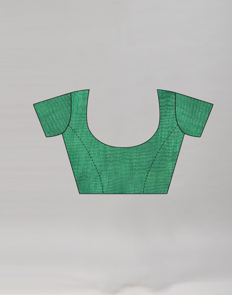 Green Kota Checks Saree | Sudathi