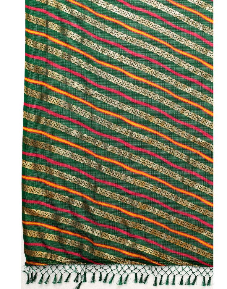 Green Kota Checks Saree | Sudathi