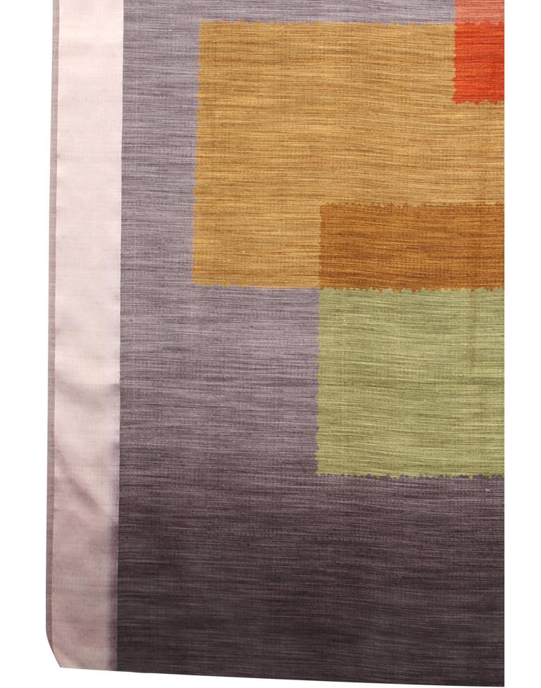 Grey Cotton Printed Saree | Sudathi