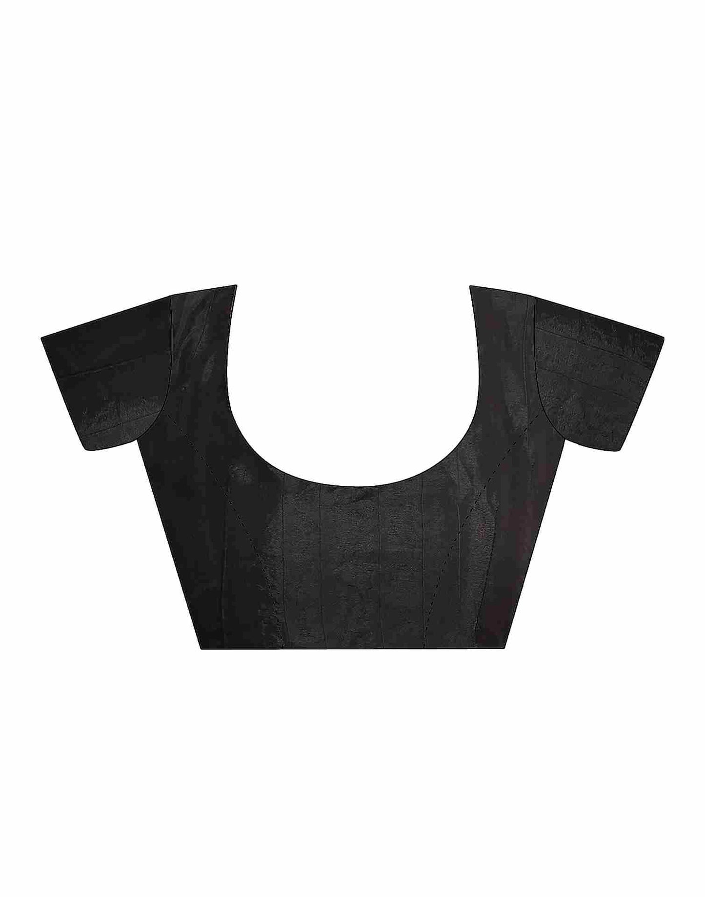 Ready To Wear Sea Blue Georgette Plain Saree