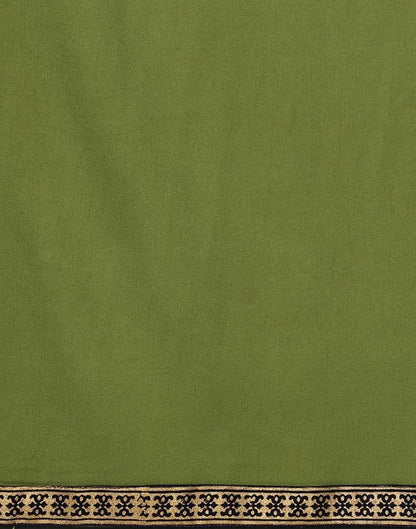 Green Rayon Kurti with Pant And Dupatta | Leemboodi
