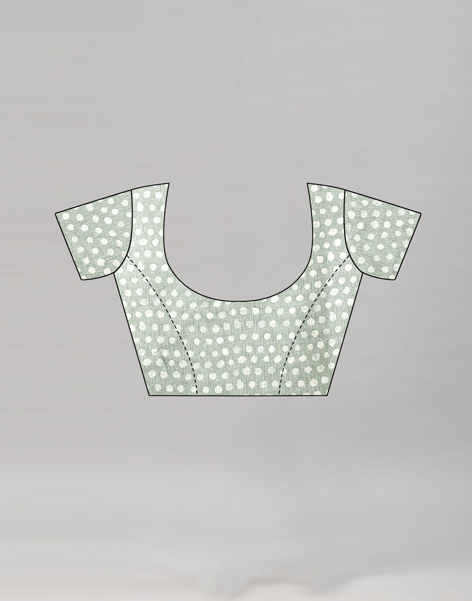 Grey Printed Saree | Sudathi