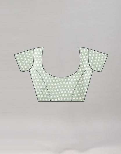 Grey Printed Saree | Sudathi