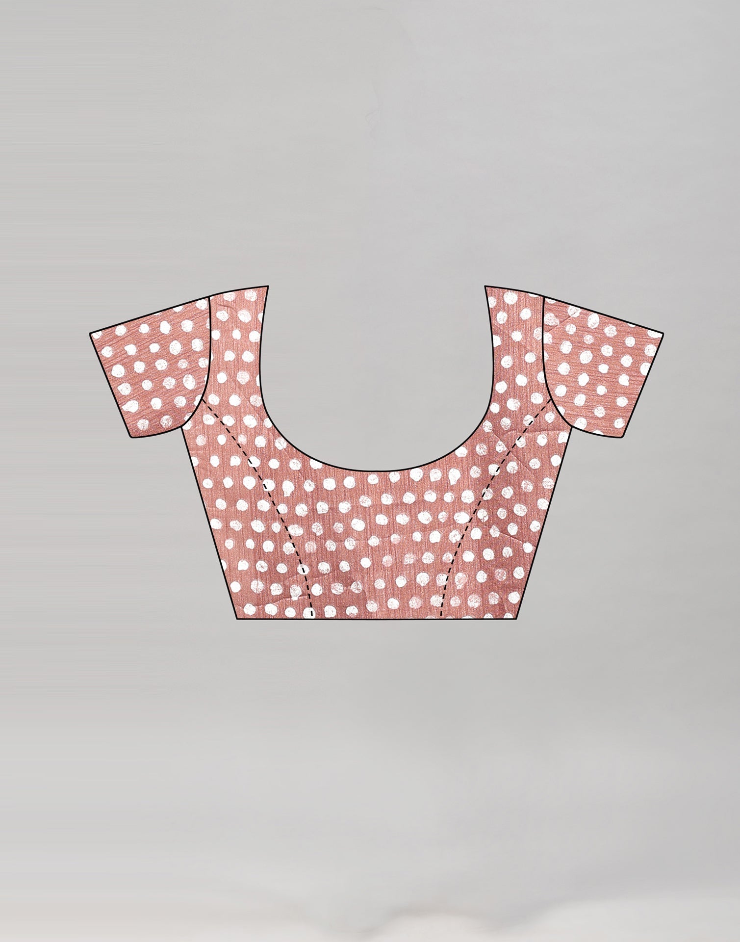 Rose Gold Printed Saree | Sudathi