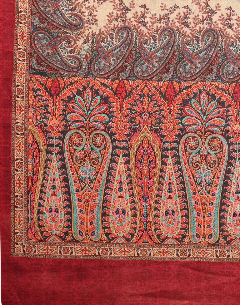 Blue Silk Printed Saree | Sudathi