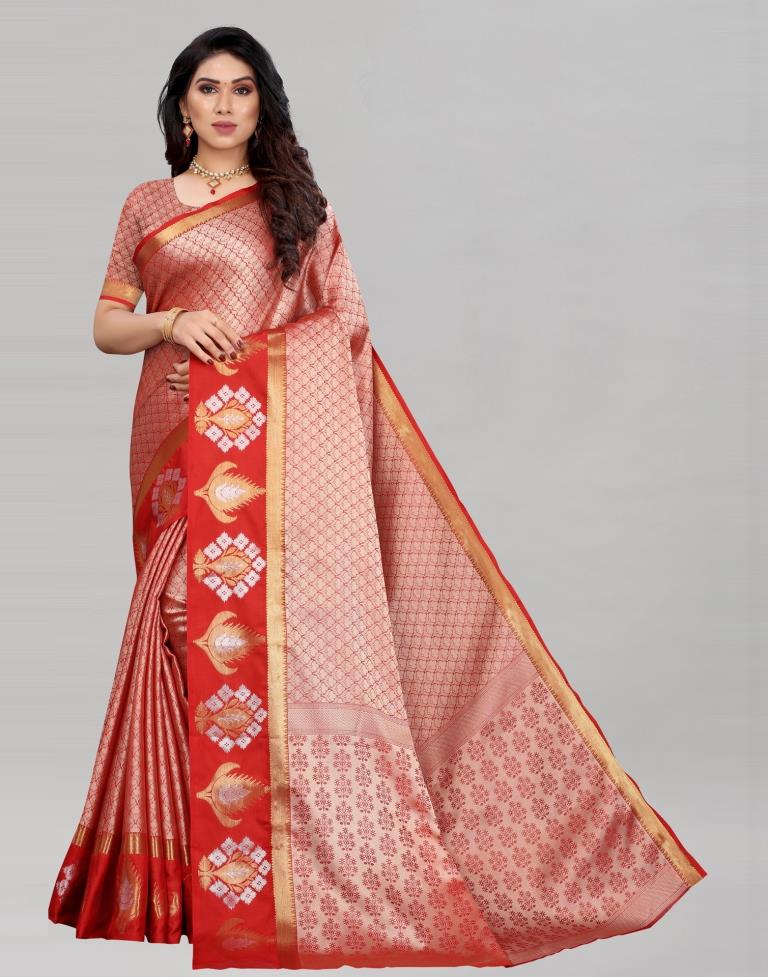Eye Catching Golden Silk Saree | Sudathi