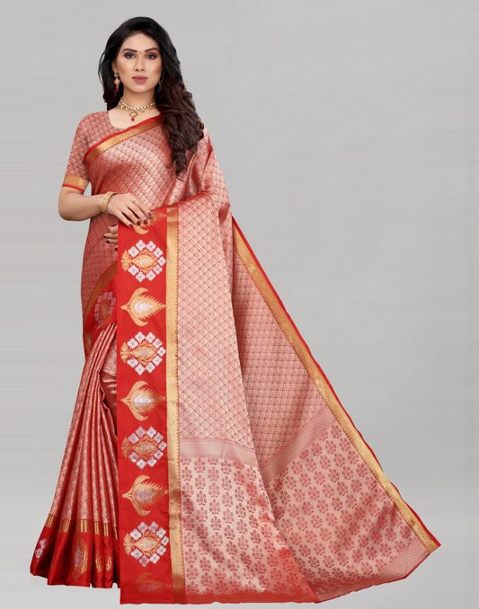 Eye Catching Golden Silk Saree | Sudathi