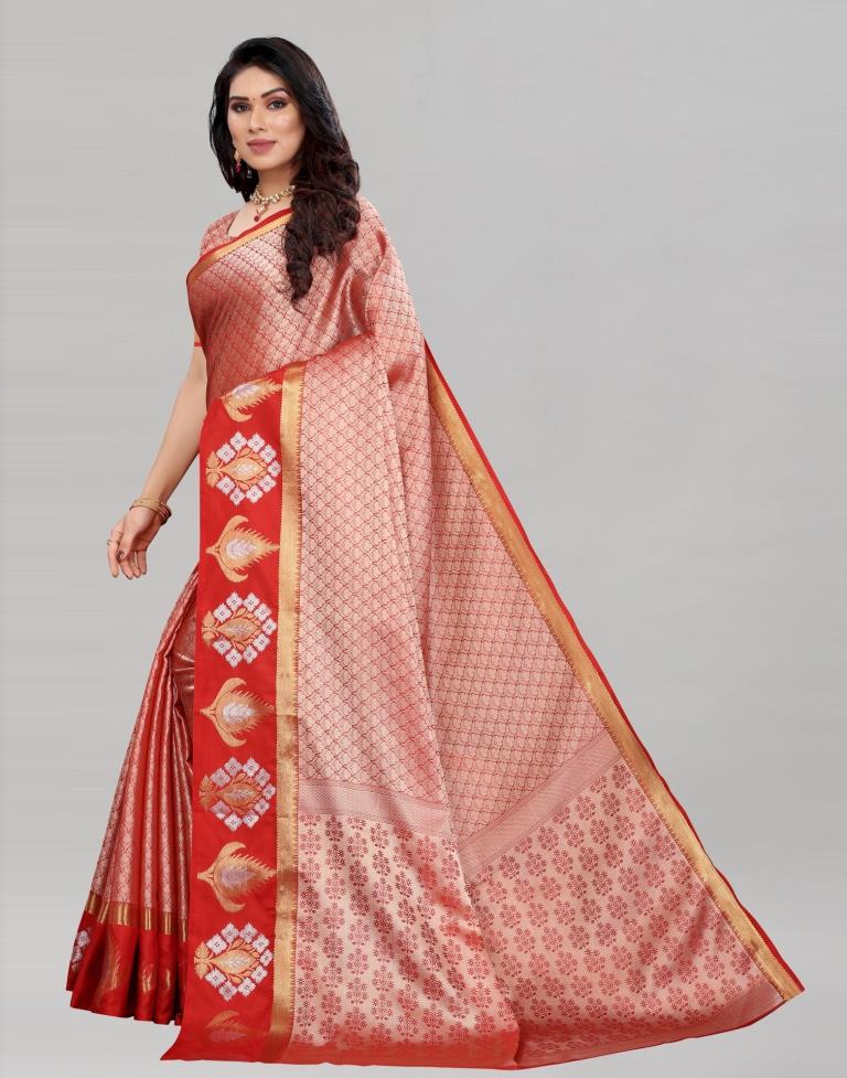 Eye Catching Golden Silk Saree | Sudathi