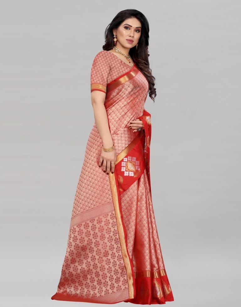 Eye Catching Golden Silk Saree | Sudathi