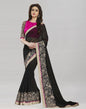 Black Embroidery Saree | Sudathi
