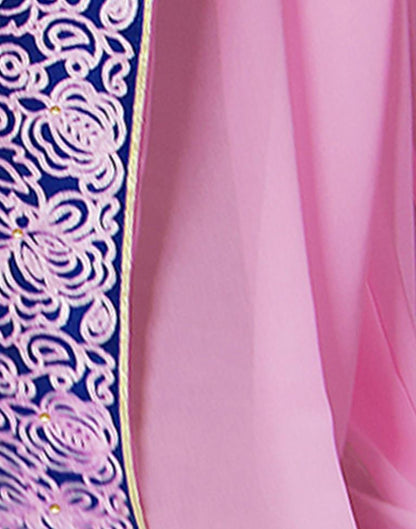 Pink Embroidery Saree | Sudathi
