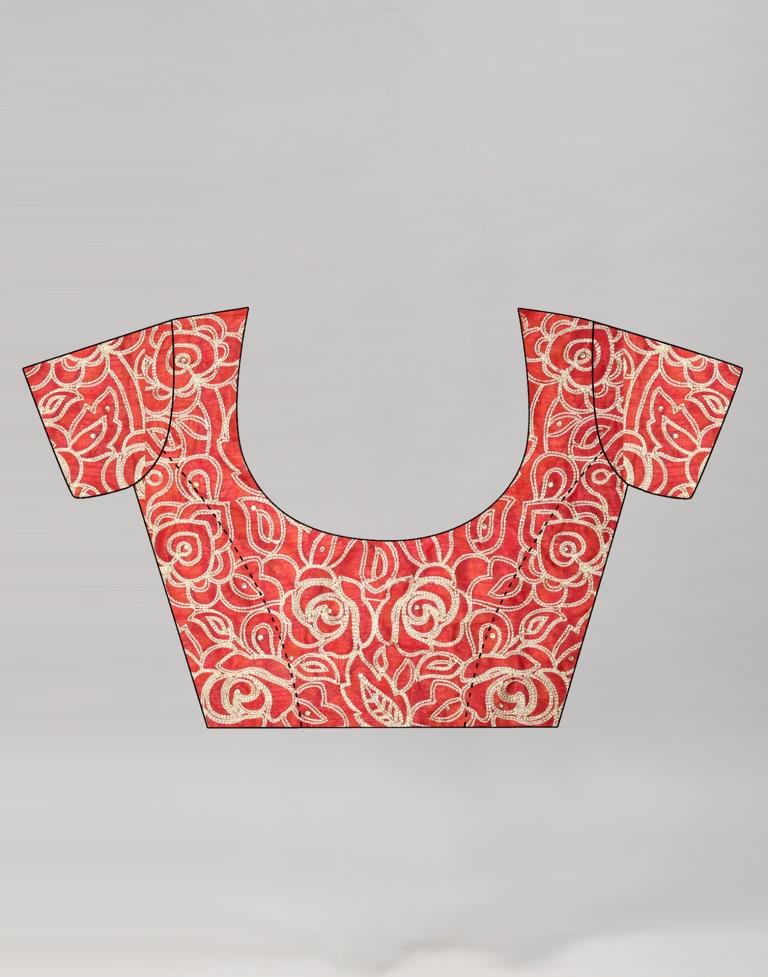 Navy Blue Embroidery Saree | Sudathi