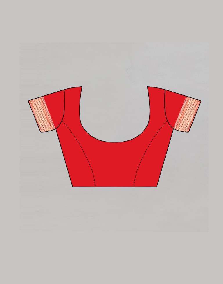 Red Banarasi Silk Saree