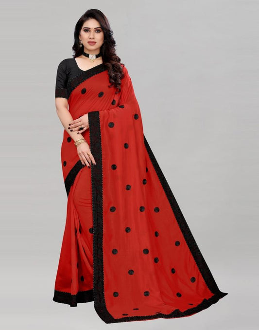 Dynamic Red Silk Saree | Sudathi