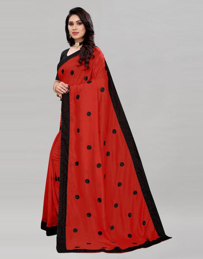 Dynamic Red Silk Saree | Sudathi