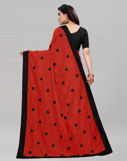 Dynamic Red Silk Saree | Sudathi