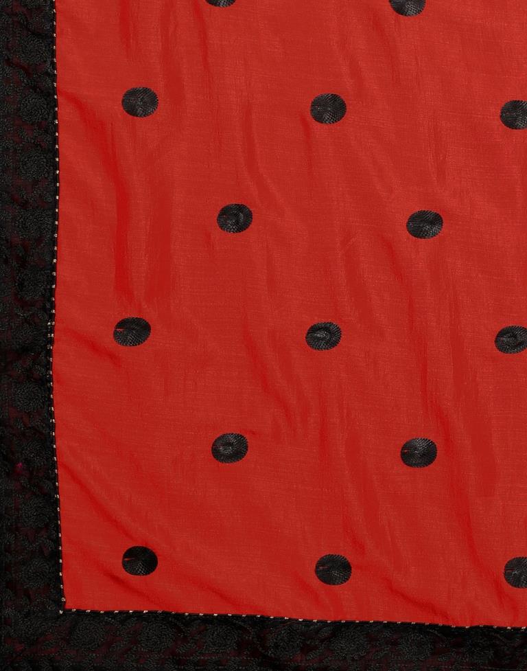 Dynamic Red Silk Saree | Sudathi