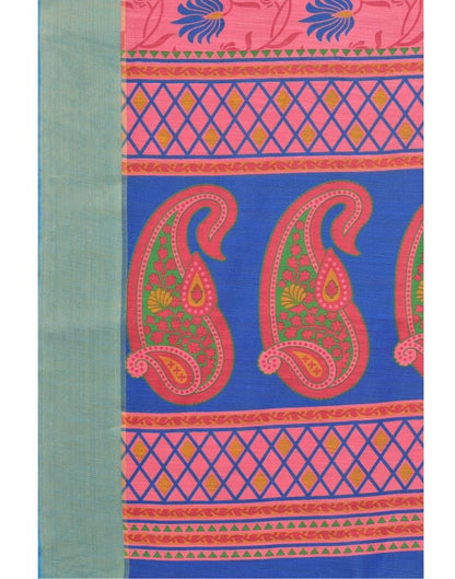Punch Pink Cotton Saree | Sudathi