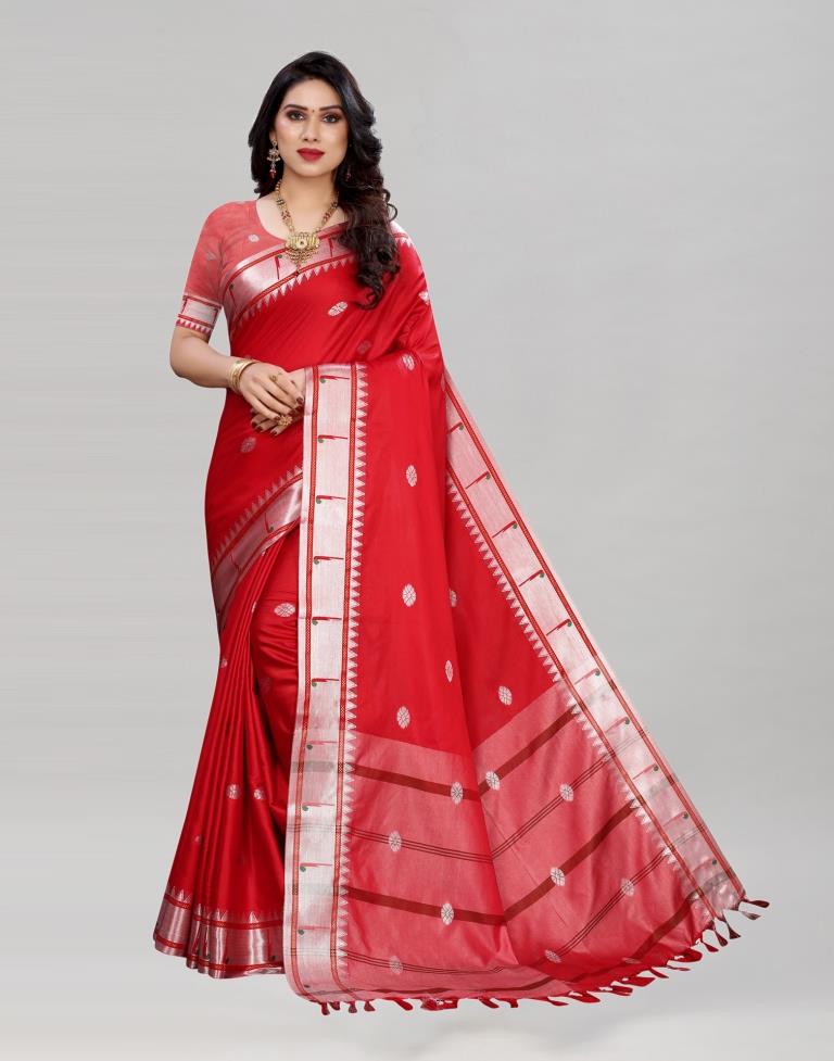 Red Paithani saree | Sudathi
