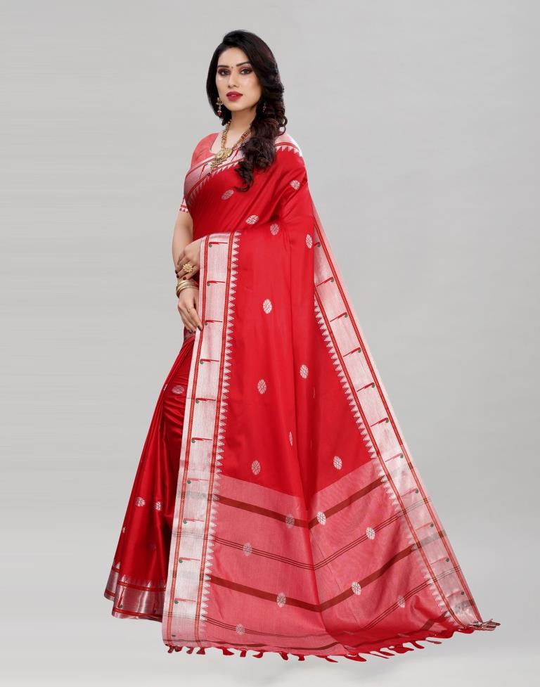 Red Paithani saree | Sudathi