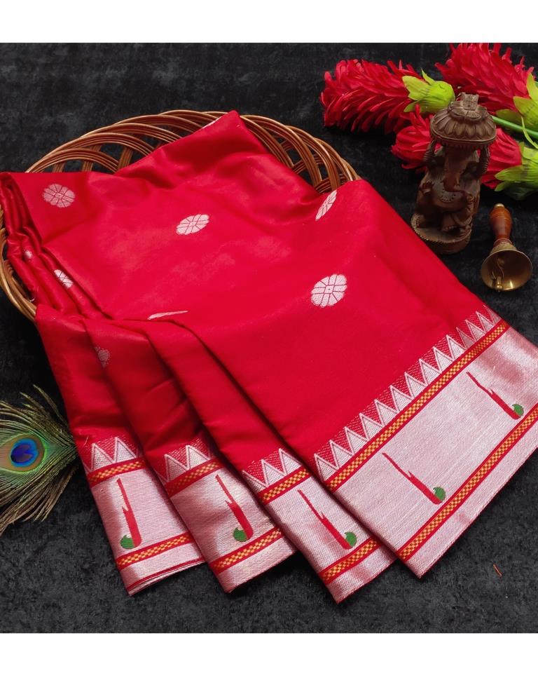 Red Paithani saree | Sudathi