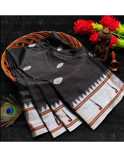 Black Paithani Saree | Sudathi