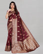 Maroon Banarasi Saree | Sudathi
