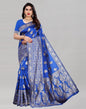 Royal Blue Banarasi Saree | Sudathi