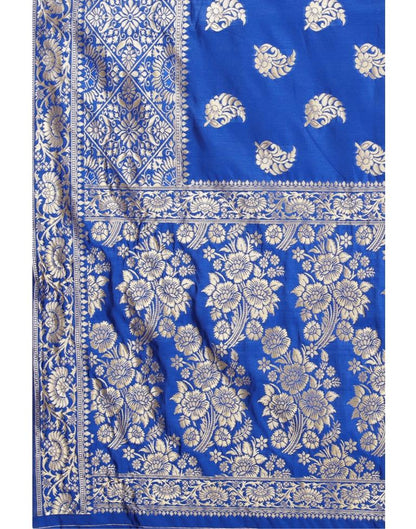 Royal Blue Banarasi Saree | Sudathi