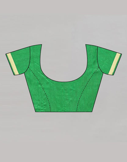 Favourable Green Printed Saree | Sudathi