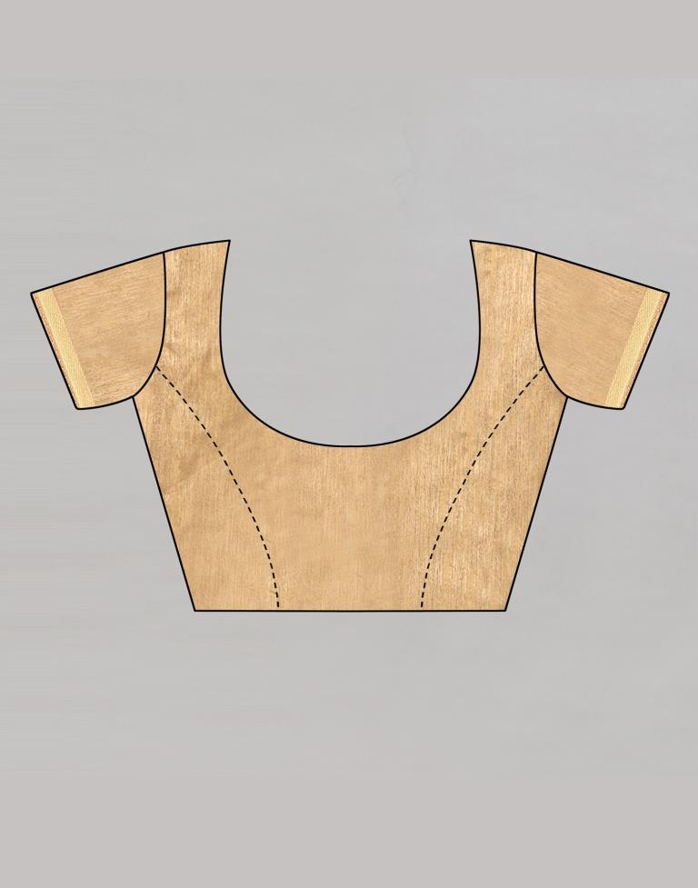 Whimsical Cream Printed Saree | Sudathi