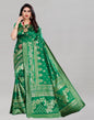 Beautiful Green Banarasi Saree | Sudathi
