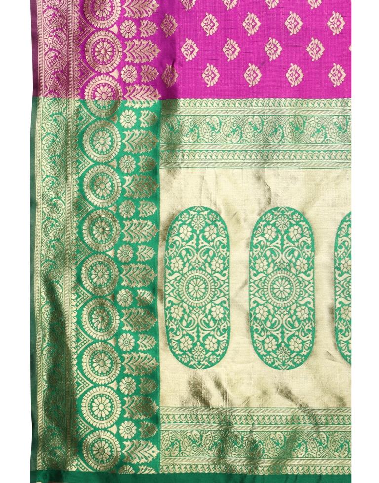Sensuous Purple Banarasi Saree | Sudathi