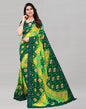 Green Bandhani Printed Saree | Sudathi