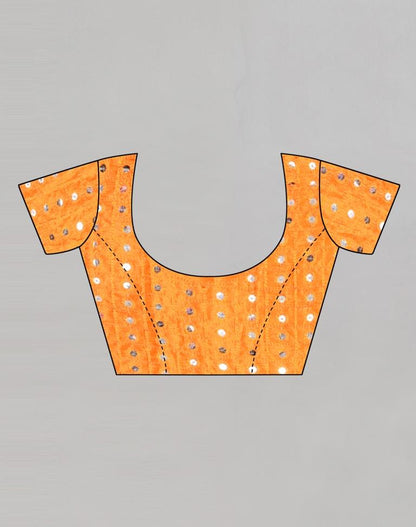 Turmeric Yellow Bandhani Saree | Sudathi