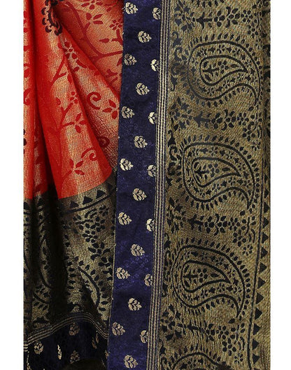 Orange Brasso Saree | Sudathi