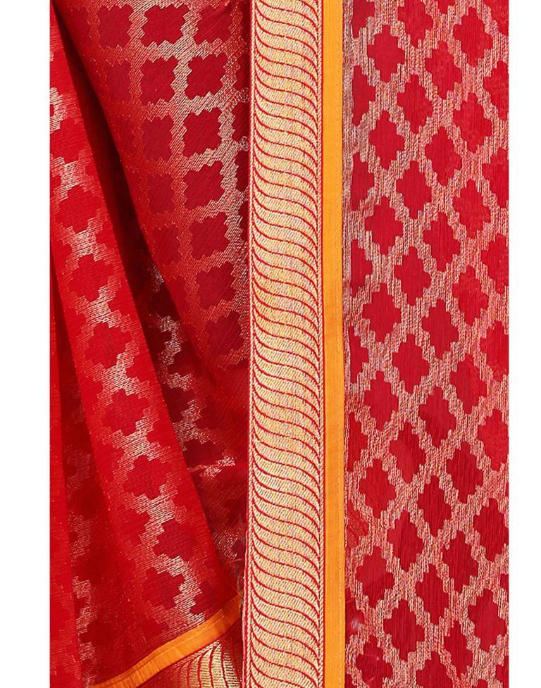 Red Brasso Saree | Sudathi