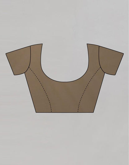 Coffee Brown Coloured Georgette Embroidered Partywear saree | Sudathi