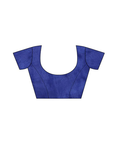 Sky Blue Cotton Saree | Sudathi