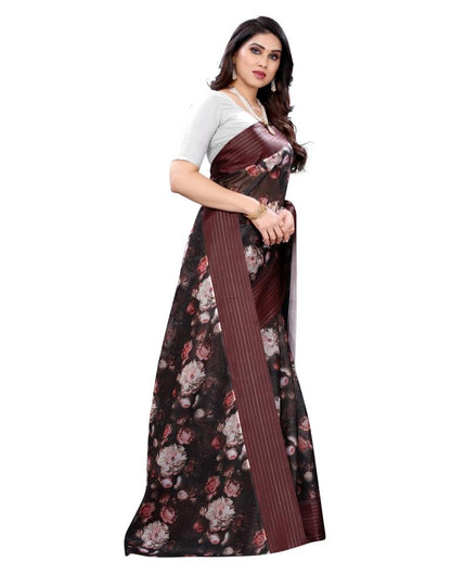 Black Cotton Saree | Sudathi